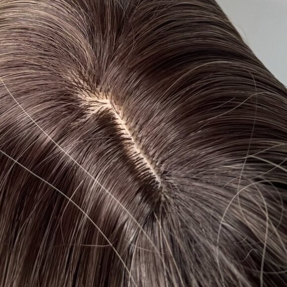 Balayage Medium Blonde Layered Short Wig - Side Bangs - Picture 5 of 14